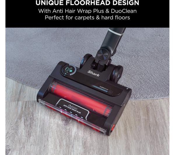 SHARK Stratos Anti-Hair Wrap Cordless Stick Vacuum with Double Battery | IZ420UKT