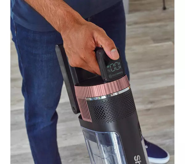 Shark Stratos Cordless Stick Vacuum Cleaner - Grey/Rose Gold | IZ400UK
