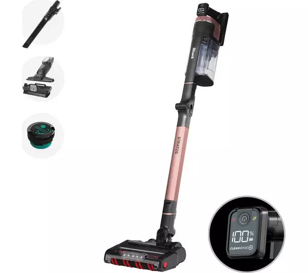 Shark Stratos Cordless Stick Vacuum Cleaner - Grey/Rose Gold | IZ400UK