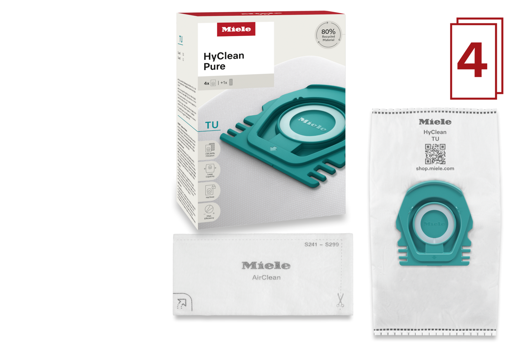 Miele HyClean Pure TU Vacuum Cleaner Bag | 12557060