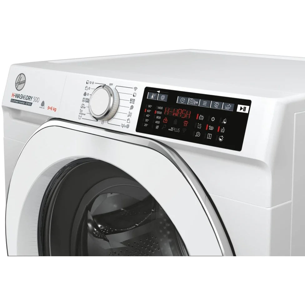Hoover HD 496AMC/1-80 - White 9kg/6kg Washer Dryer - 1400 RPM - D Energy Rating