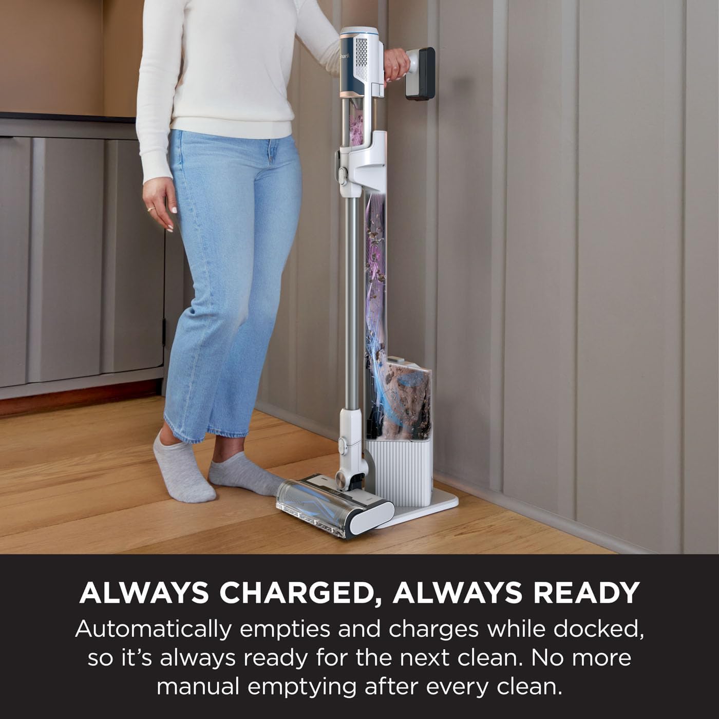 Shark Cordless Stick Vacuum with Auto Empty System | BU3521UK