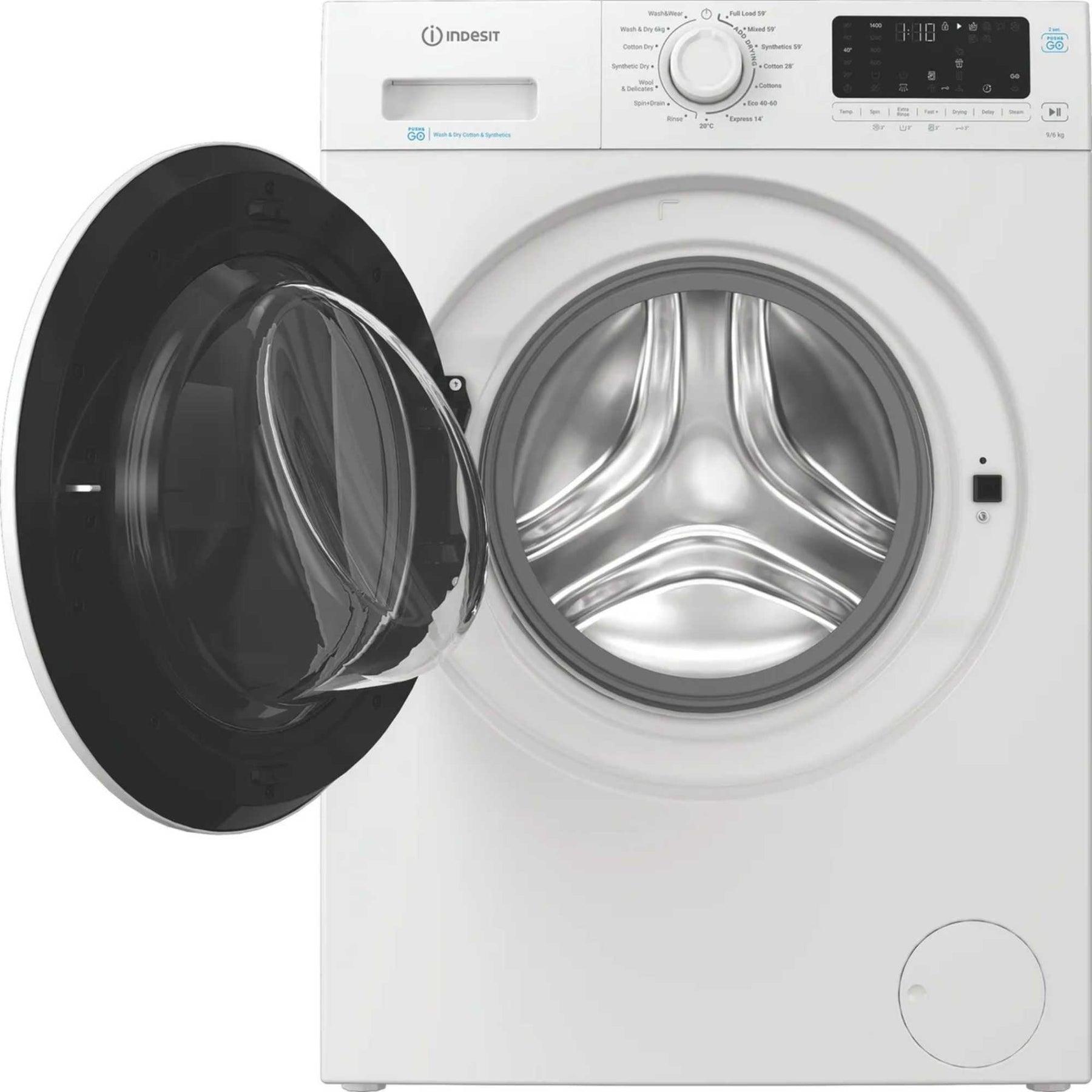 Hotpoint IDP 9646 PUSH&GO UK - White 9KG/6KG Washer Dryer - 1400 RPM - D Energy