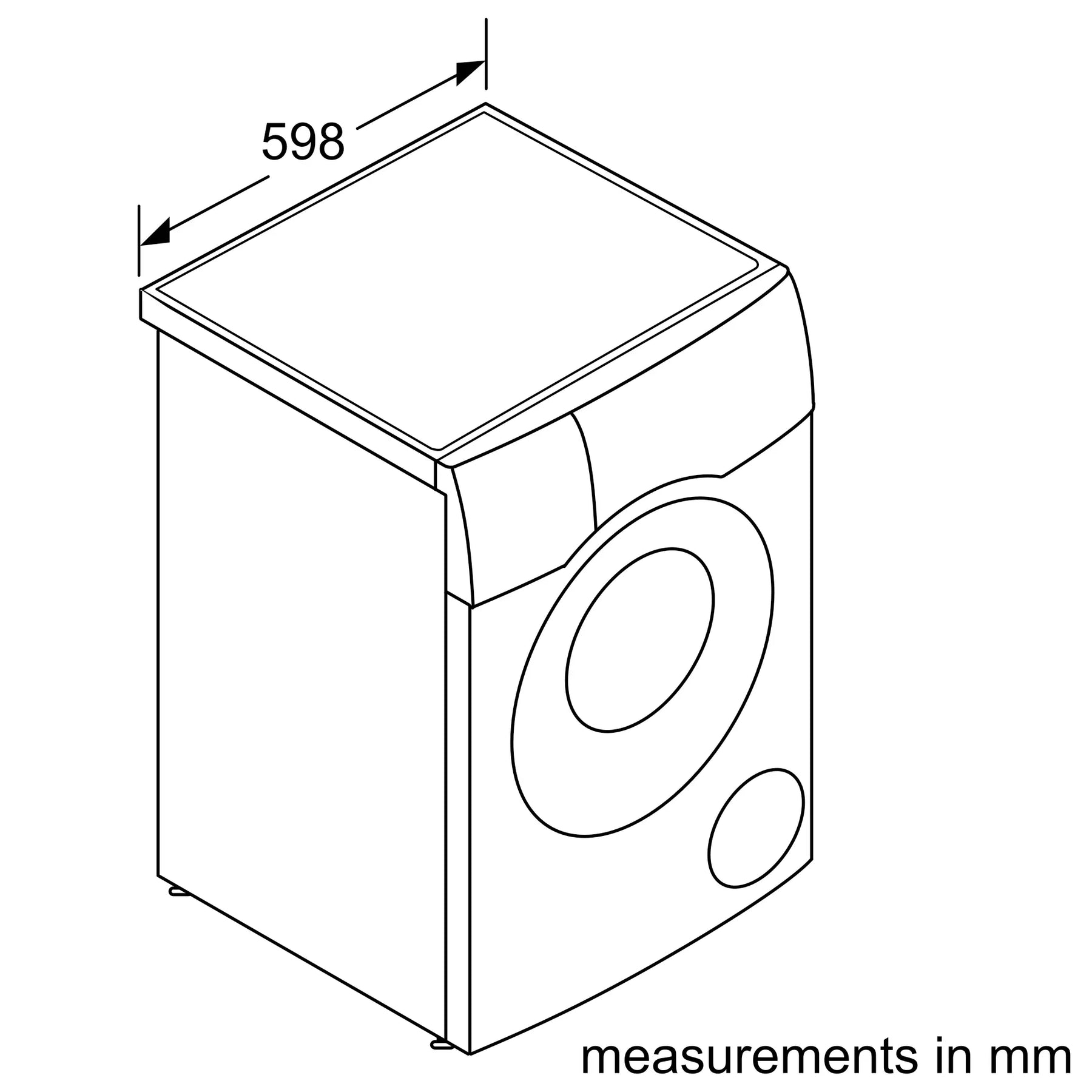 Bosch Series 8 WNC25410GB - White 10.5KG/6KG Washer Dryer - 1400 RPM - A/D energy
