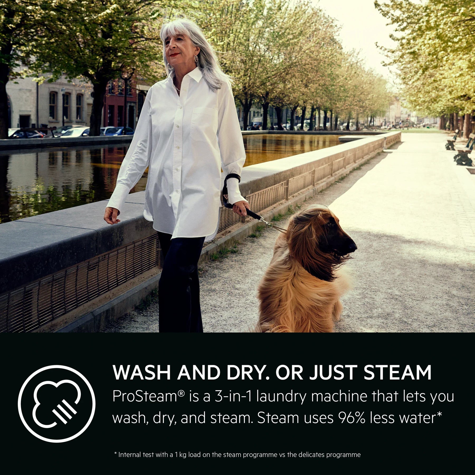 AEG L7WC84636BI - Integrated 8KG/4KG Washer Dryer - 1600 RPM - B energy