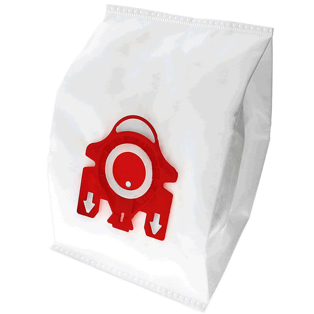 Vacspare Miele Microfibre Vacuum Pack of 5 FJM Bags Red | EXSVAC331