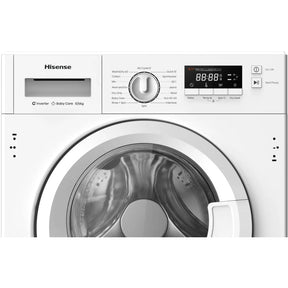 Hisense WD3M841BWI - Integrated White 8KG Washer Dryer - 1400 RPM - B Energy