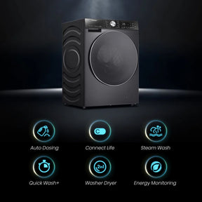 Hisense WD5S1045BB - Black 10.5KG/6KG Washer Dryer - 1400 RPM - D Energy