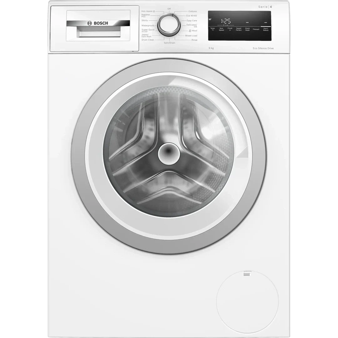 Bosch Series 4 Washing machine, Front Loader 9kg 1400 rpm - White | WAN28259GB