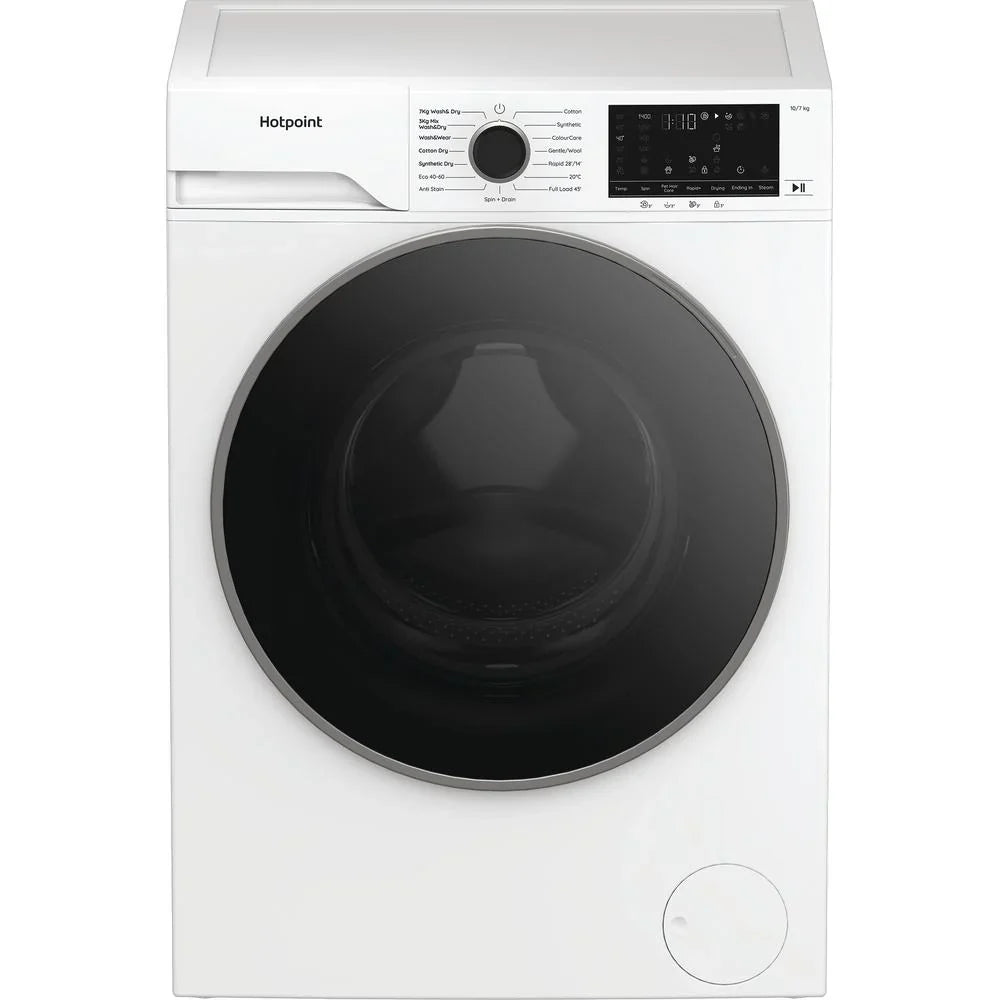 Hotpoint HBD 1781 ANTI STAIN UK - White 10KG/7KG Washer Dryer - 1800 RPM - A-10% | D Energy