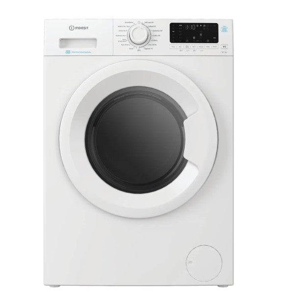 Indesit IDP 10747 PUSH&GO UK 10Kg / 7Kg Washer Dryer with 1400 rpm - White - D Rated