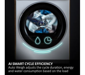 Haier HWD100-B14939S8 - Graphite 10KG Washer Dryer - 1400 RPM - Wash: A, Dry: D energy