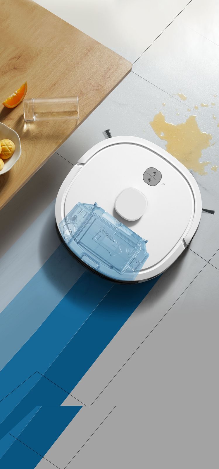 Midea M6 Robot Vacuum Cleaner - Robovac - 3400mAh 110min || M6
