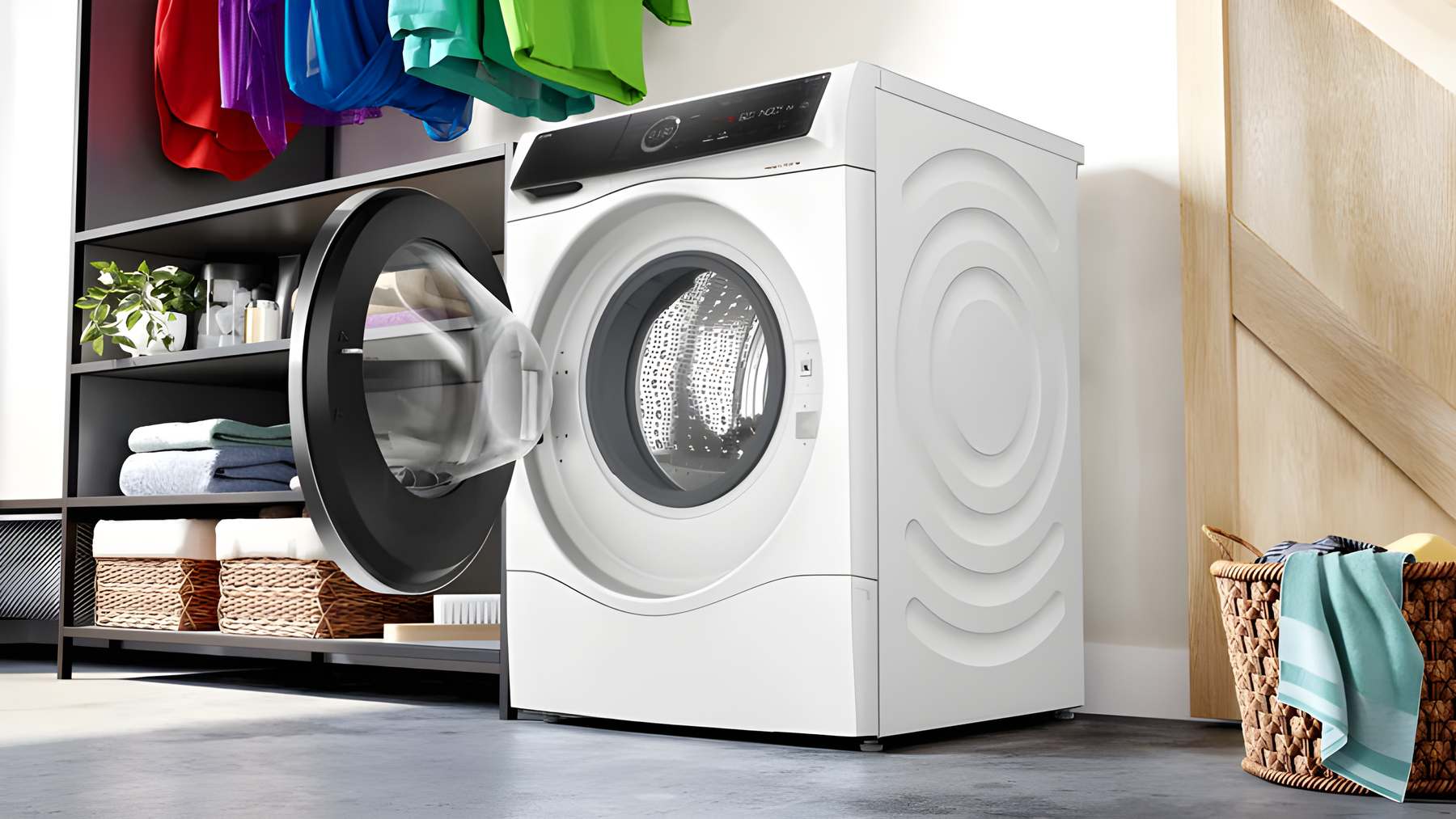 Bosch Series 8 WNC25410GB - White 10.5KG/6KG Washer Dryer - 1400 RPM - A/D energy