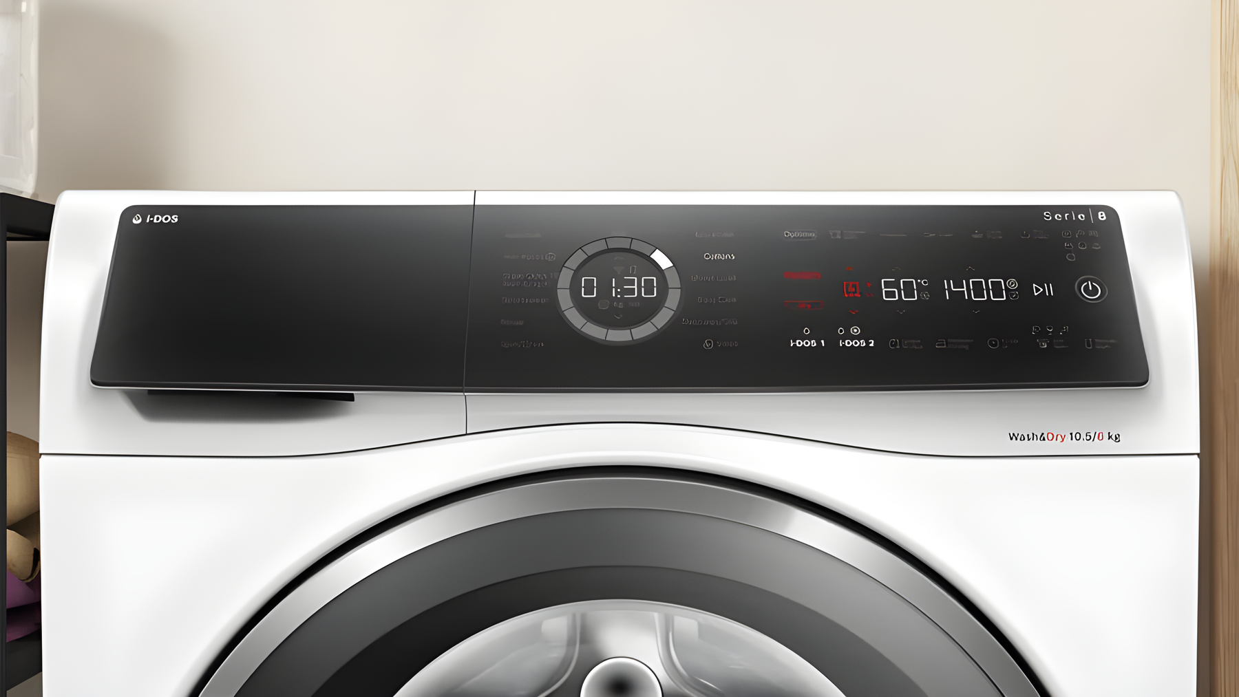 Bosch Series 8 WNC25410GB - White 10.5KG/6KG Washer Dryer - 1400 RPM - A/D energy