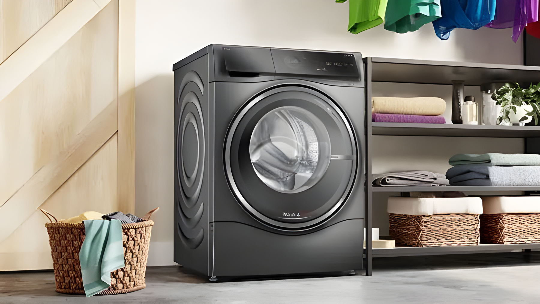 Bosch Series 8 WNC254ARGB - Graphite 10.5KG/6KG Washer Dryer - 1400 RPM - A/D energy