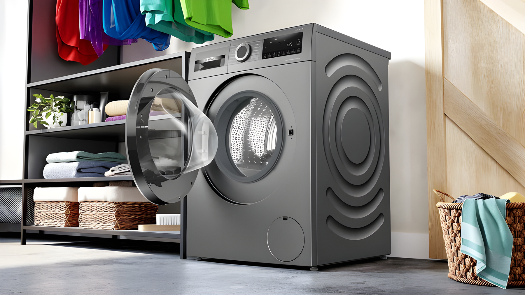 Bosch Series 6 WNG254R1GB - Graphite 10.5KG/6KG Washer Dryer - 1400 RPM - A/D energy